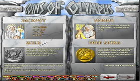 Coins Of Olympus Features Page