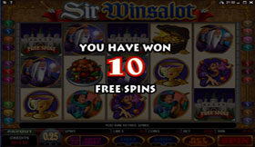 10 Free Spins activated