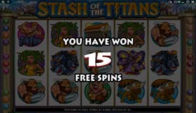 Stash Of The Titans Free Spins