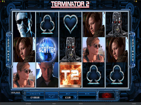 Terminator II Slot Main Screen