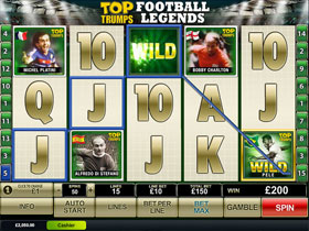Top Trumps World Football Legends Slot Main Page