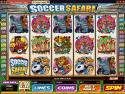 Screenshot of Soccer Safari Slot