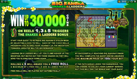 Big Kahuna Snakes And Ladders Paytable 2