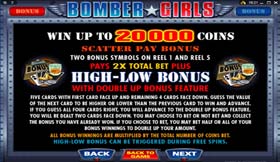 Bomber Girls Pay Table 2