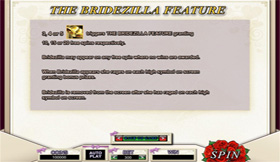 Bridezilla Paytable 1