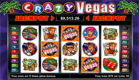 Crazy Vegas Logo is Wild