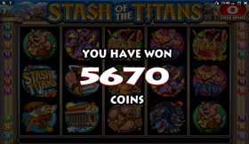 Coins Won After Free Spins
