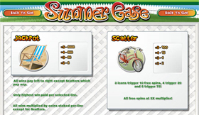 Summer Ease Jackpot And Scatter Page