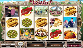 Voila Slot Main Screen